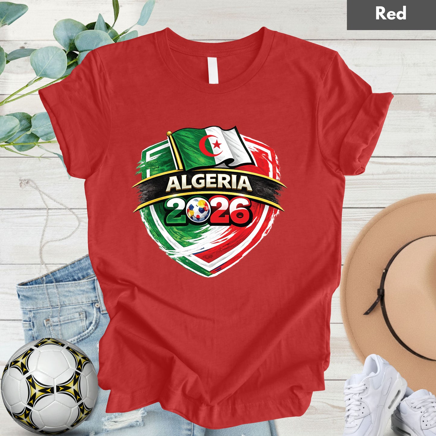 Algeria World Cup T Shirt Soccer Supporter Tees