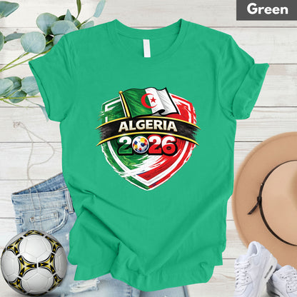 Algeria World Cup T Shirt Soccer Supporter Tees