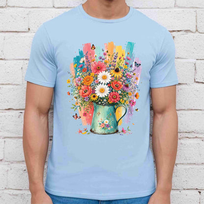 Aloha Vibes Retro Hibiscus Flower DTF Transfer Ready to Press Summer Vacation UV DTF Sticker Beach Palm Trees Heat Transfer for Shirts