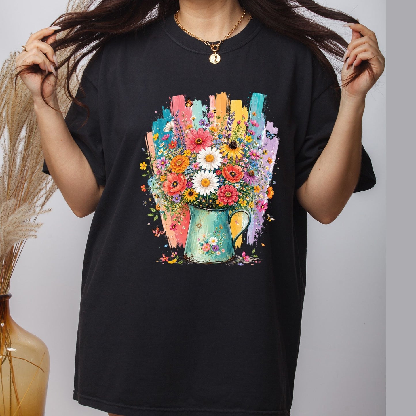 Aloha Vibes Retro Hibiscus Flower DTF Transfer Ready to Press Summer Vacation UV DTF Sticker Beach Palm Trees Heat Transfer for Shirts