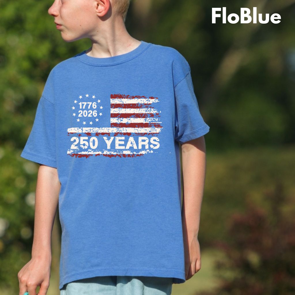America 250 Years DTF Transfer Ready to Press 1776 2026 Semiquincentennial Comfort Colors T Shirt Patriotic Heat Stickers United States