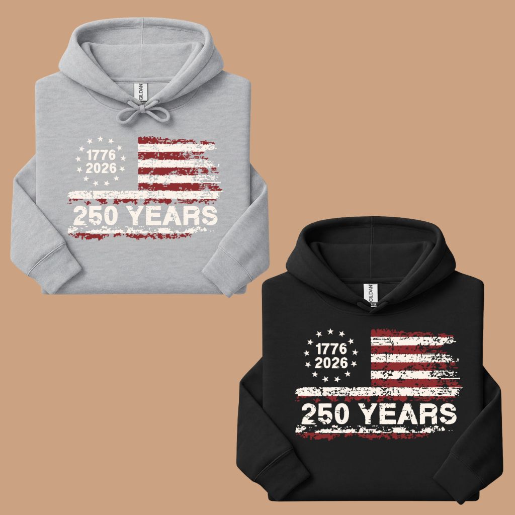 America 250 Years DTF Transfer Ready to Press 1776 2026 Semiquincentennial Comfort Colors T Shirt Patriotic Heat Stickers United States