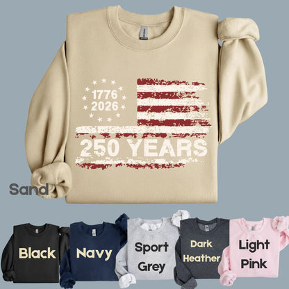 America 250 Years DTF Transfer Ready to Press 1776 2026 Semiquincentennial Comfort Colors T Shirt Patriotic Heat Stickers United States