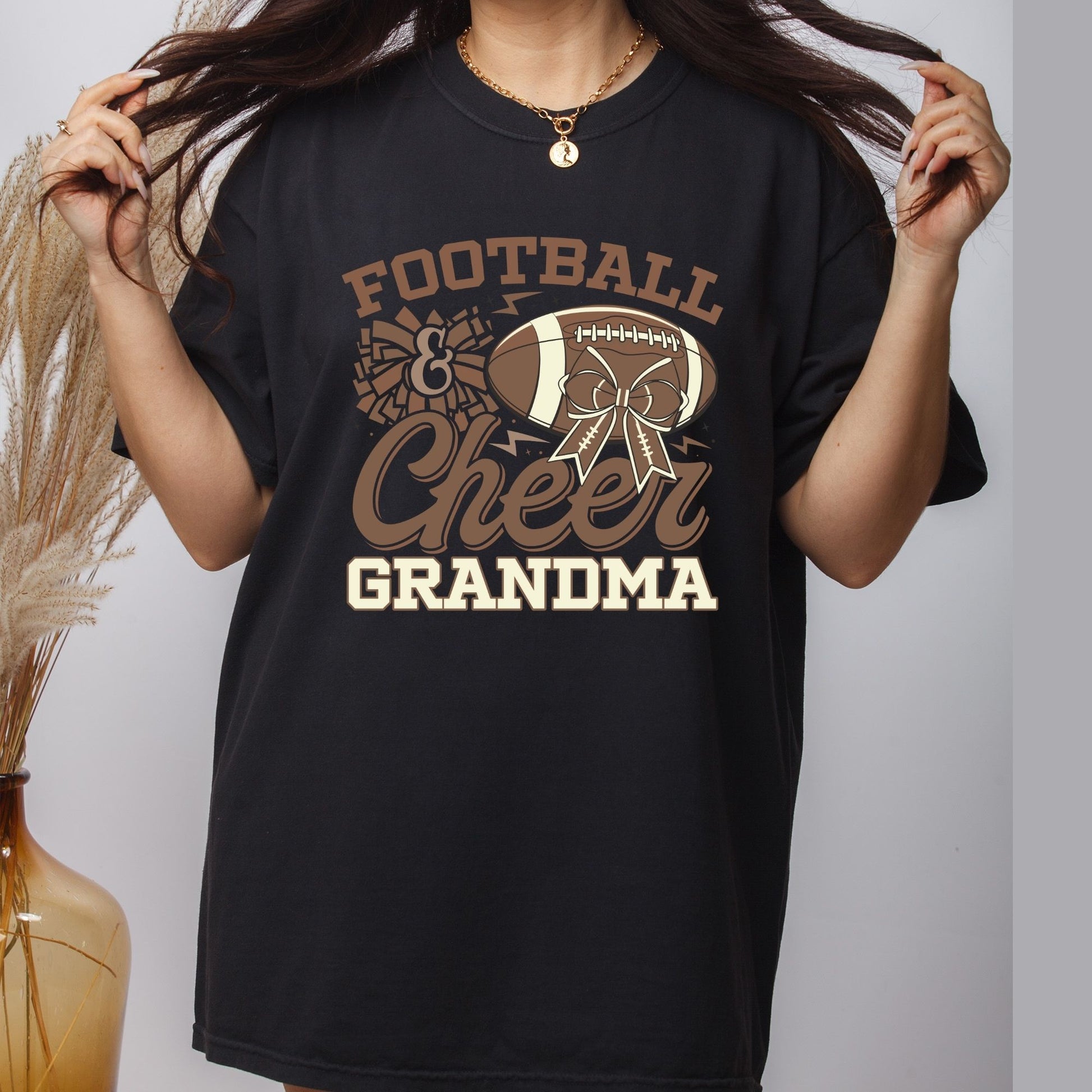American Football Cheer Grandma DTF Transfer ready to Press Sports Heat Transfer for Shirts Soccer Nana UV Sticker Prints
