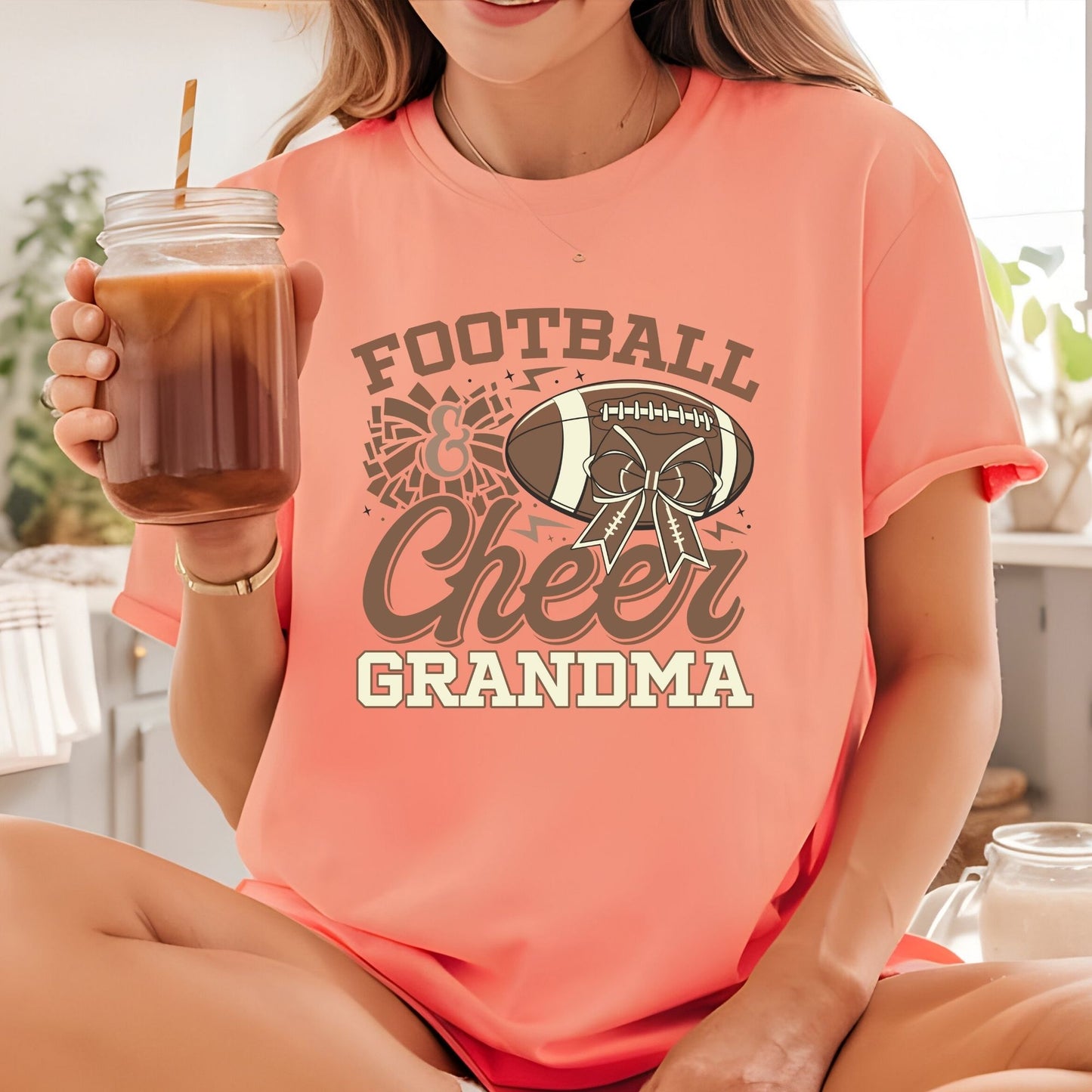 American Football Cheer Grandma DTF Transfer