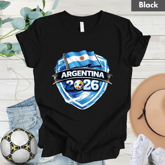 Argentina World Cup T Shirt Soccer Supporter Tees