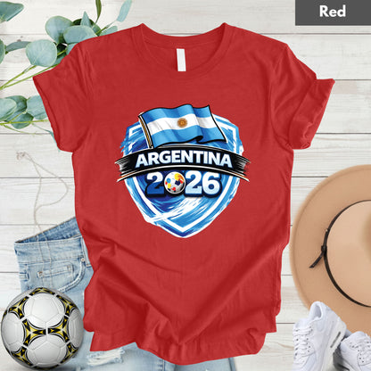 Argentina World Cup T Shirt Soccer Supporter Tees