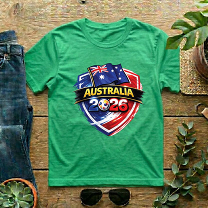 Australia World Cup T Shirt Soccer Supporter Tees