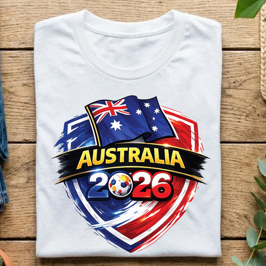 Australia World Cup T Shirt Soccer Supporter Tees