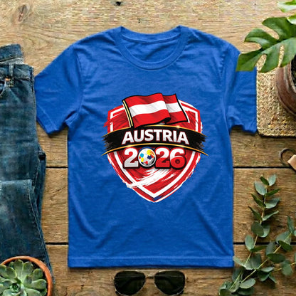 Austria World Cup T Shirt Soccer Supporter Tees