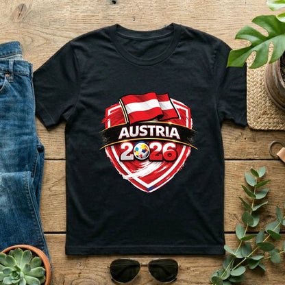 Austria World Cup T Shirt Soccer Supporter Tees