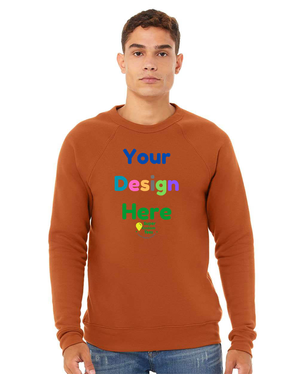 Bella Canvas 3901 - Unisex Sponge Fleece Raglan Sweatshirt