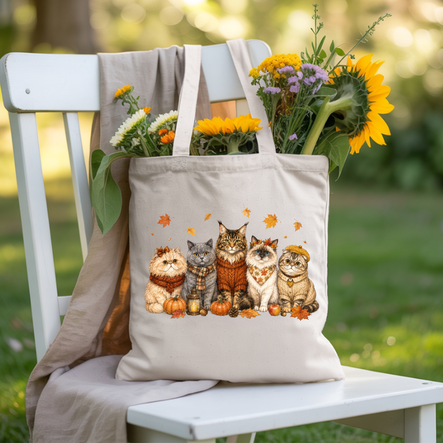 Autumn Cats Comfort Colors T Shirts Cute Fall Sweater Kitty Tee Cozy Pumpkin Cat Lover Shirt Seasonal Leaves Graphic Hoodie