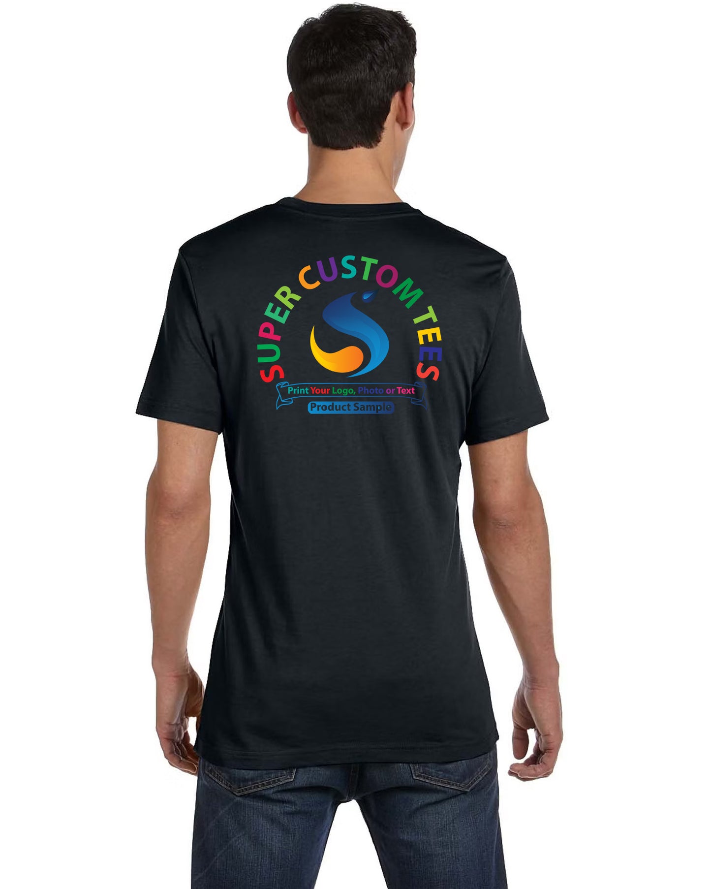 BELLA  CANVAS - 3001CVC  Jersey Custom T Shirts