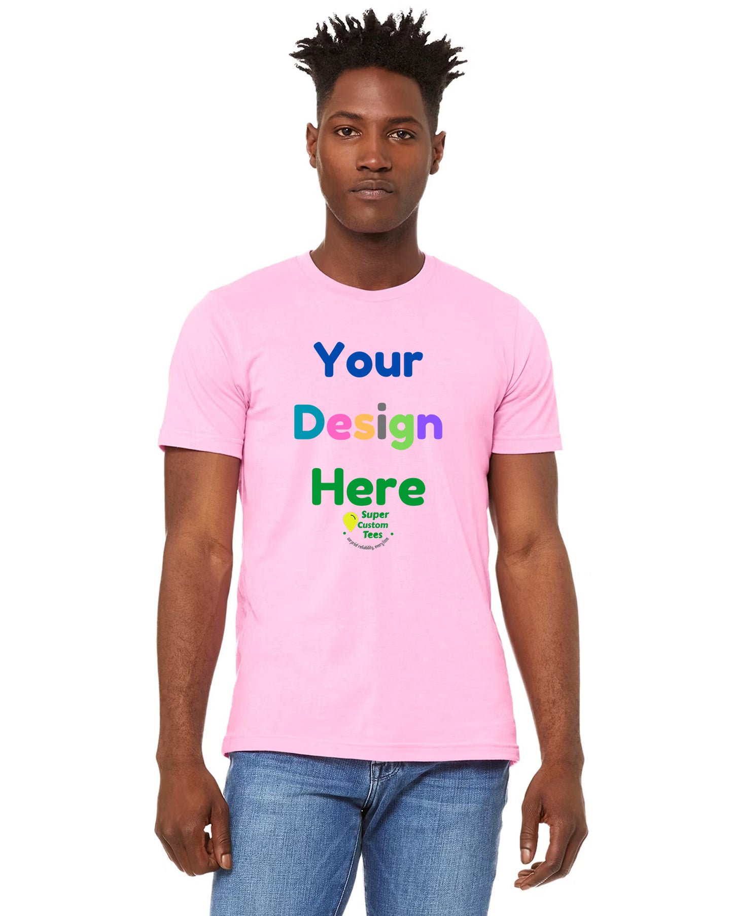 BELLA  CANVAS - 3001CVC  Jersey Custom T Shirts
