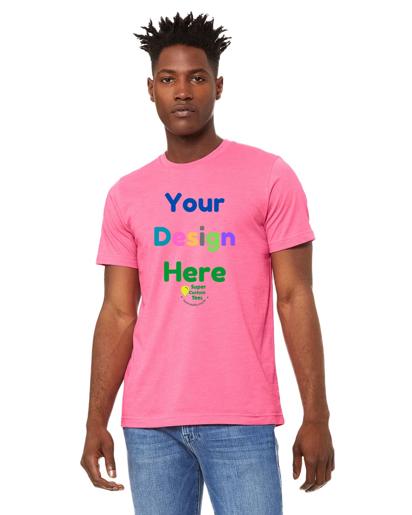 BELLA  CANVAS - 3001CVC  Jersey Custom T Shirts