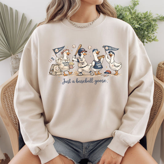 Baseball Goose Comfort Colors T Shirt