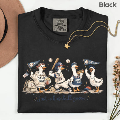 Baseball Goose Comfort Colors T Shirt