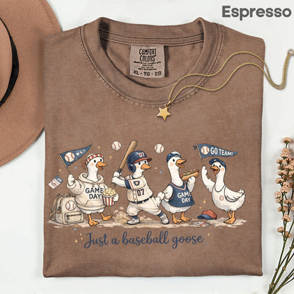 Baseball Goose Comfort Colors T Shirt