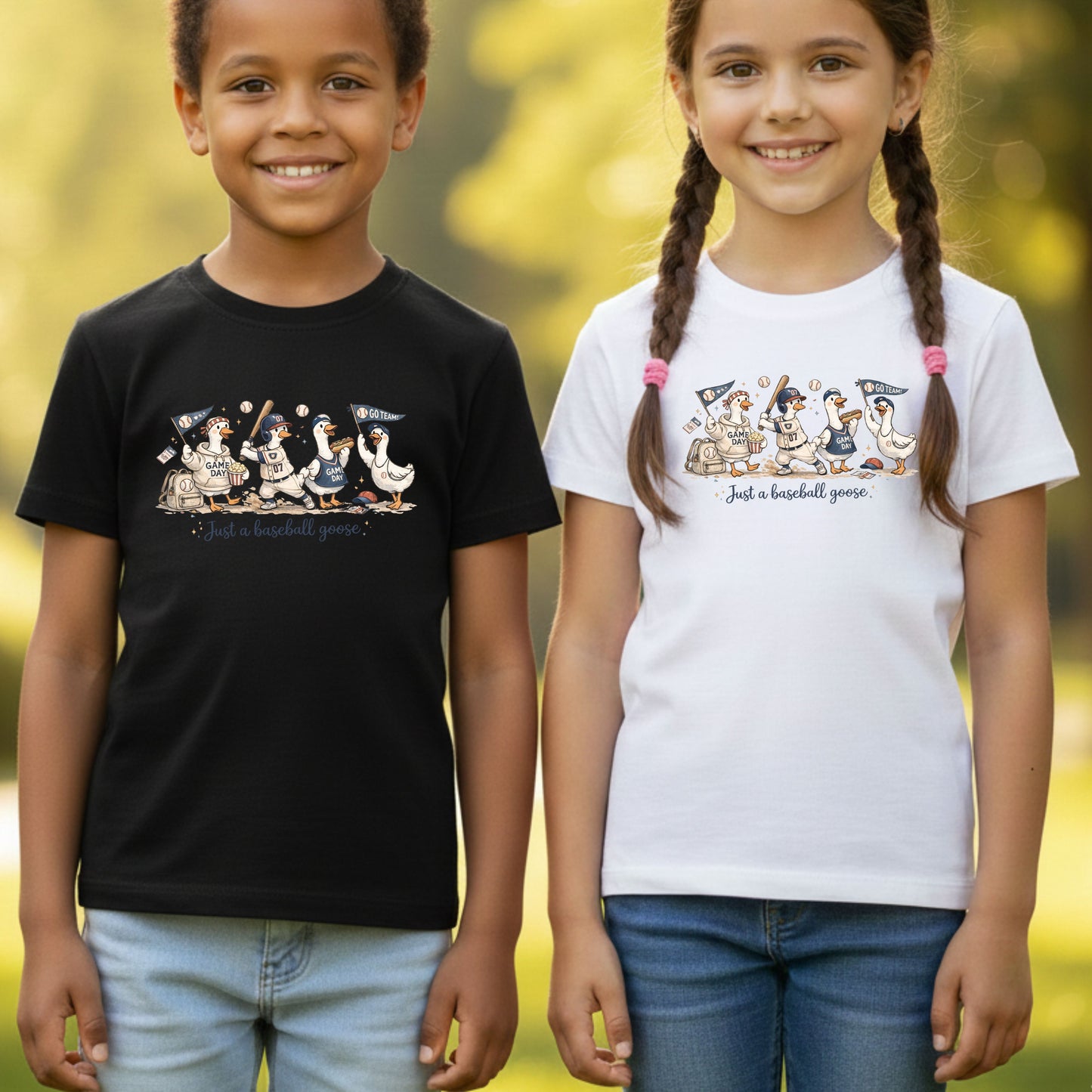 Baseball Goose Comfort Colors T Shirt