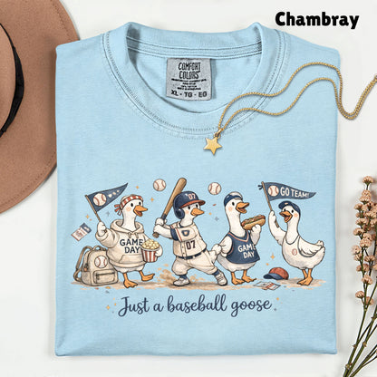 Baseball Goose Comfort Colors T Shirt
