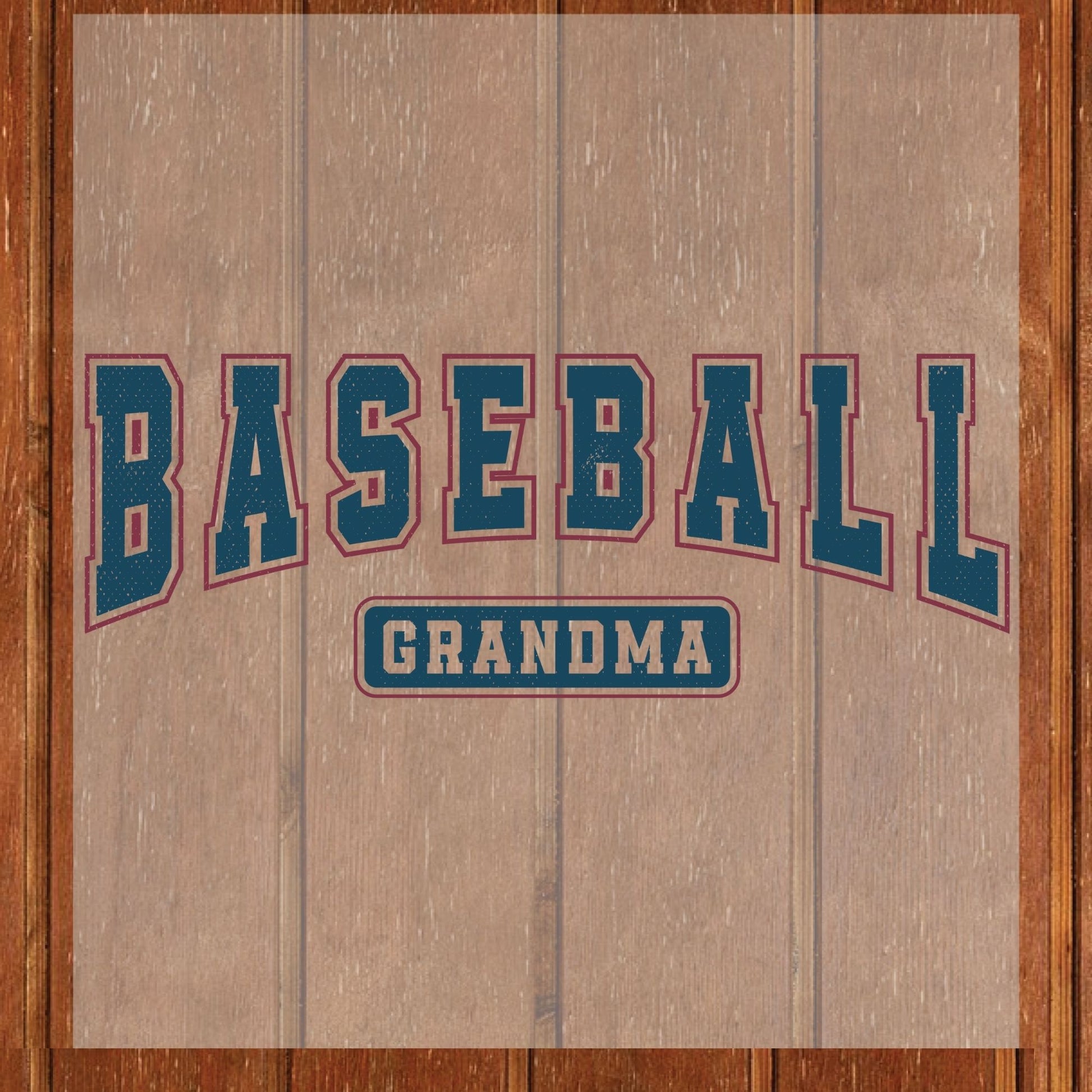 Baseball Grandma DTF Transfer ready to Press Minimalistic Sports Heat Transfer for Shirts Baseball Nana UV Sticker Prints