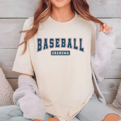 Baseball Grandma DTF Transfer ready to Press Minimalistic Sports Heat Transfer for Shirts Baseball Nana UV Sticker Prints