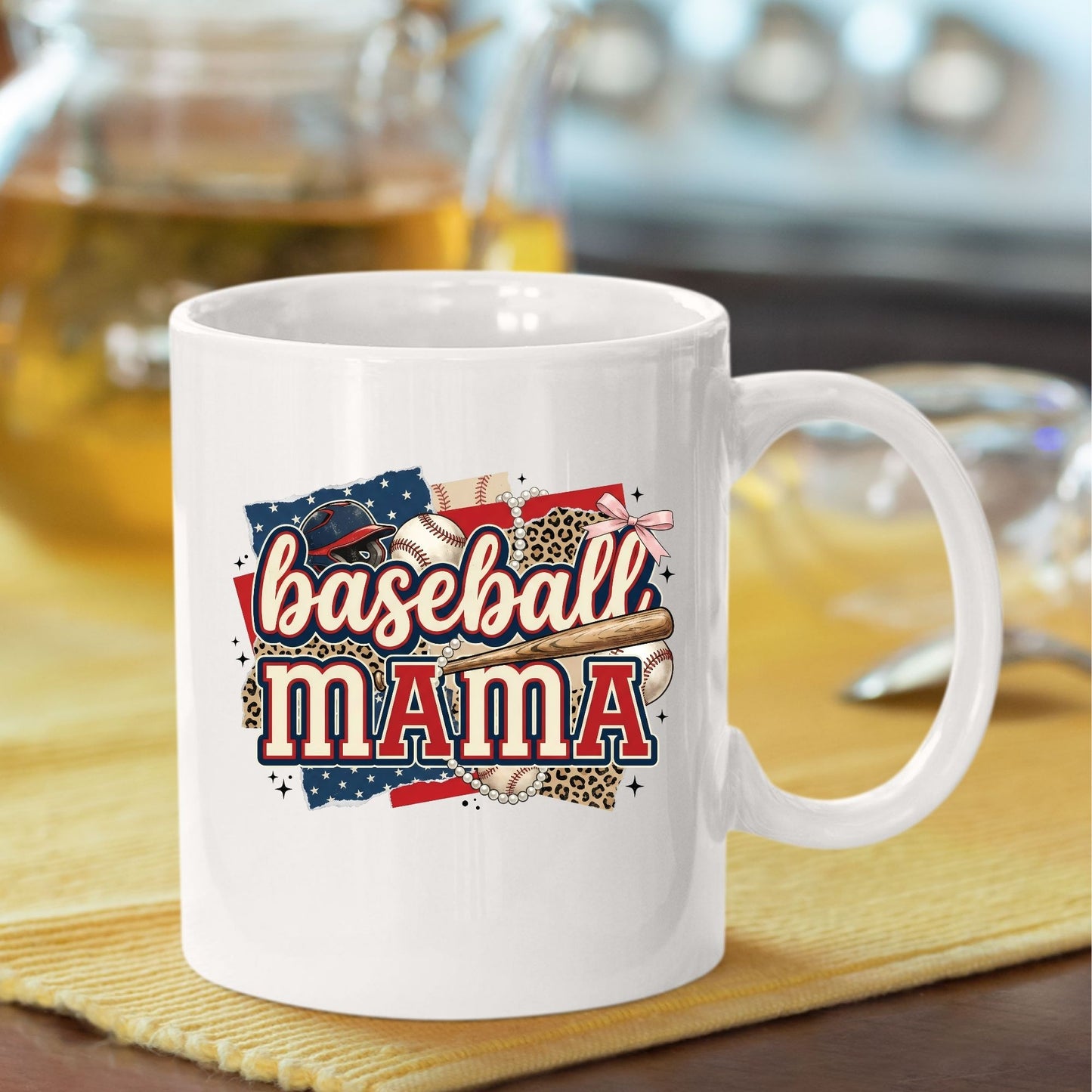 Baseball Mama DTF Transfer