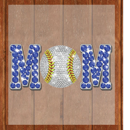 Baseball Mom DTF Transfer ready to Press Sports Mama Heat Transfer for Shirts Baseball Mommy UV Sticker Prints Iron on Transfer