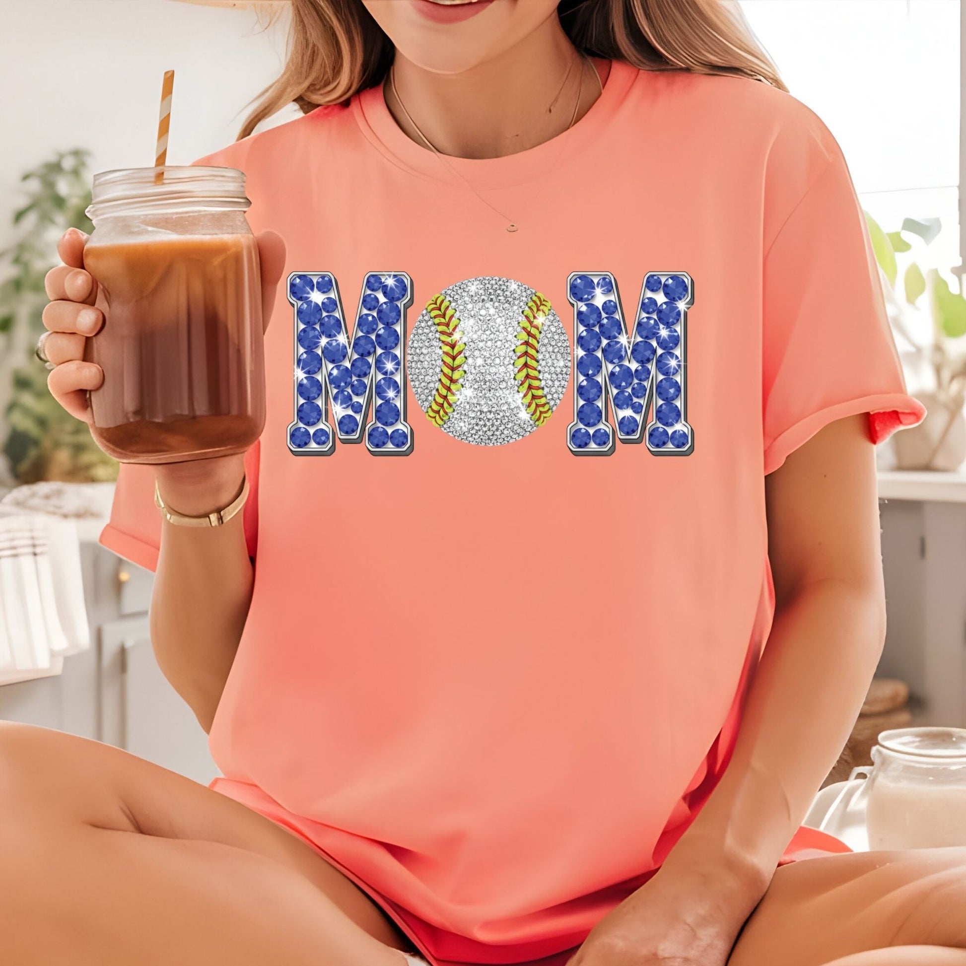 Baseball Mom DTF Transfer ready to Press Sports Mama Heat Transfer for Shirts Baseball Mommy UV Sticker Prints Iron on Transfer