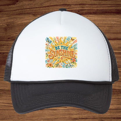 Be The Sunshine Retro Sun DTF Transfer Ready to Press Summer Vibes UV DTF Sticker Inspirational Butterfly Heat Transfer for Shirts