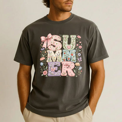 Beach Cruiser Retro Palm Trees DTF Transfer Ready to Press Summer Vacation UV DTF Sticker Ocean Sunset Heat Transfer for Shirts
