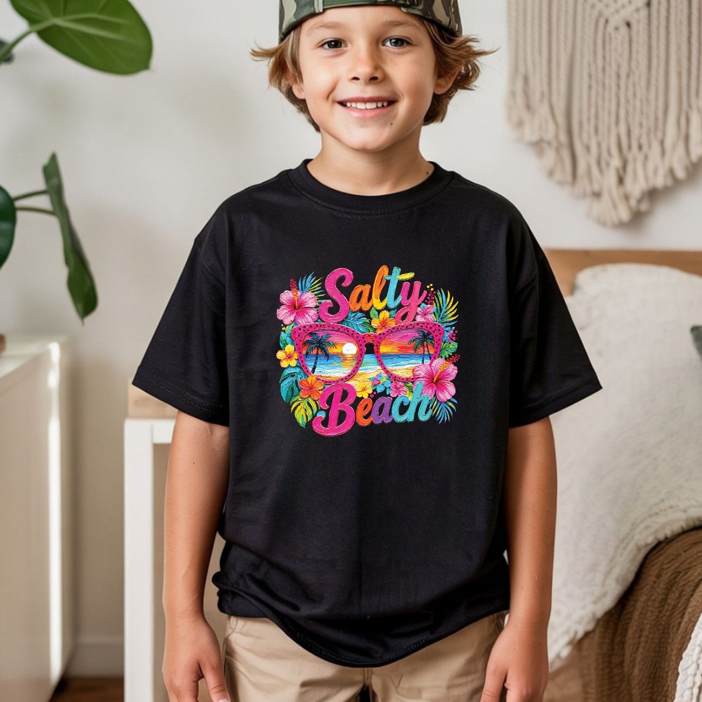 Beach Day Everyday Retro Sunset DTF Transfer Ready to Press Summer Vacation UV DTF Sticker Ocean Wave Heat Transfer for Shirts