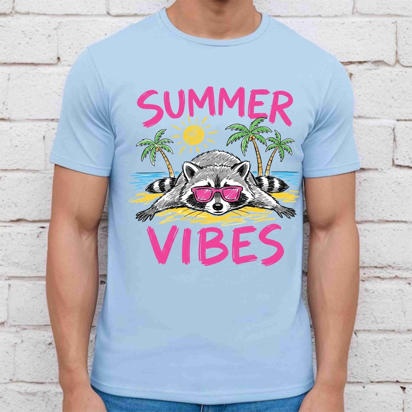 Beach Rules Sun Sand Surf DTF Transfer Ready to Press Summer Vacation UV DTF Sticker Retro Ocean Heat Transfer for Shirts