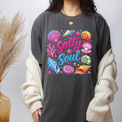 Beach Vibe Flamingo Retro Sunset DTF Transfer Ready to Press Summer Vacation UV DTF Sticker Tropical Palms Heat Transfer for Shirts