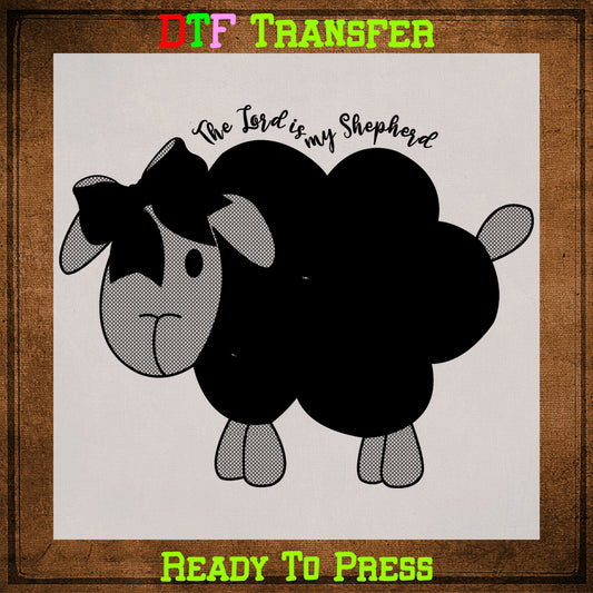 Lamb Jesus Floral Lace Easter DTF Transfer