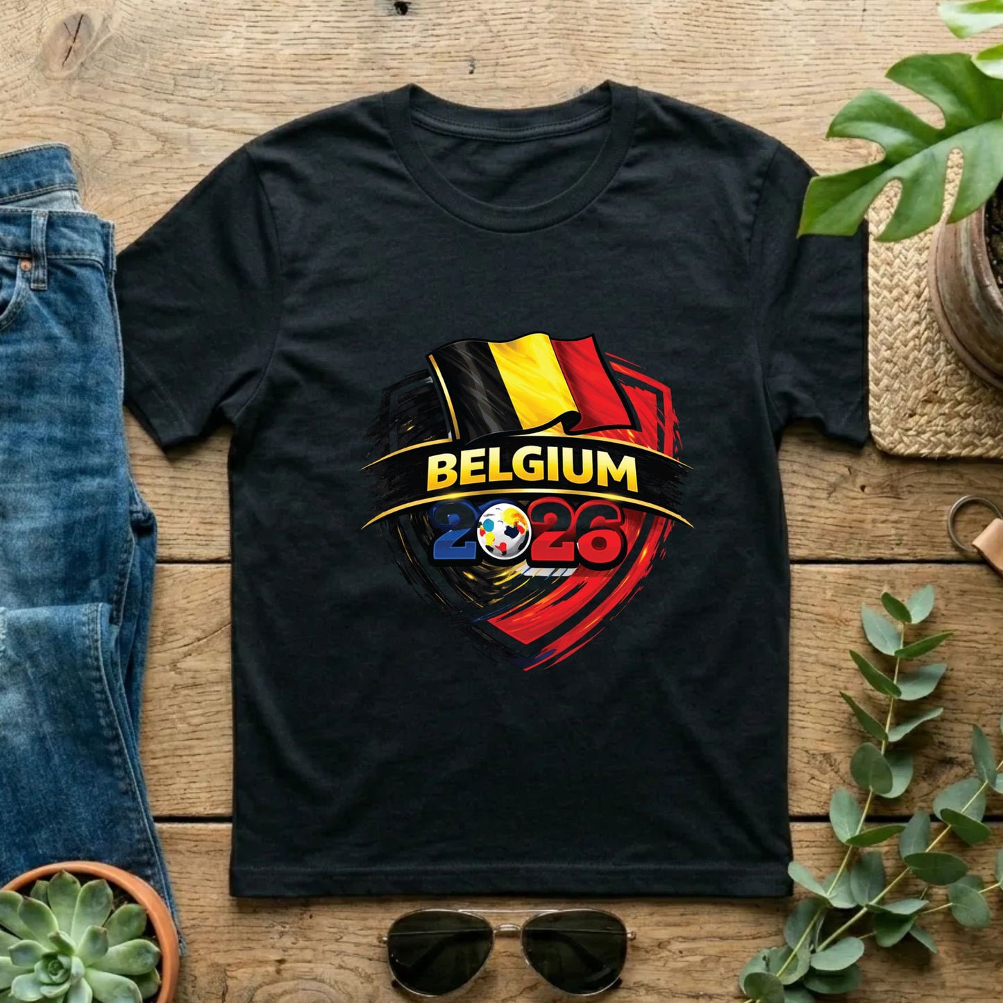 Belgium 2026 World Cup T Shirt Soccer Supporter Tees