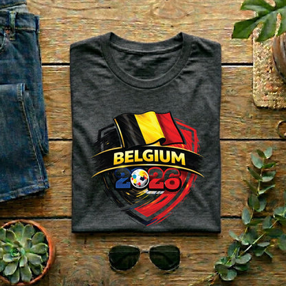 Belgium 2026 World Cup T Shirt Soccer Supporter Tees