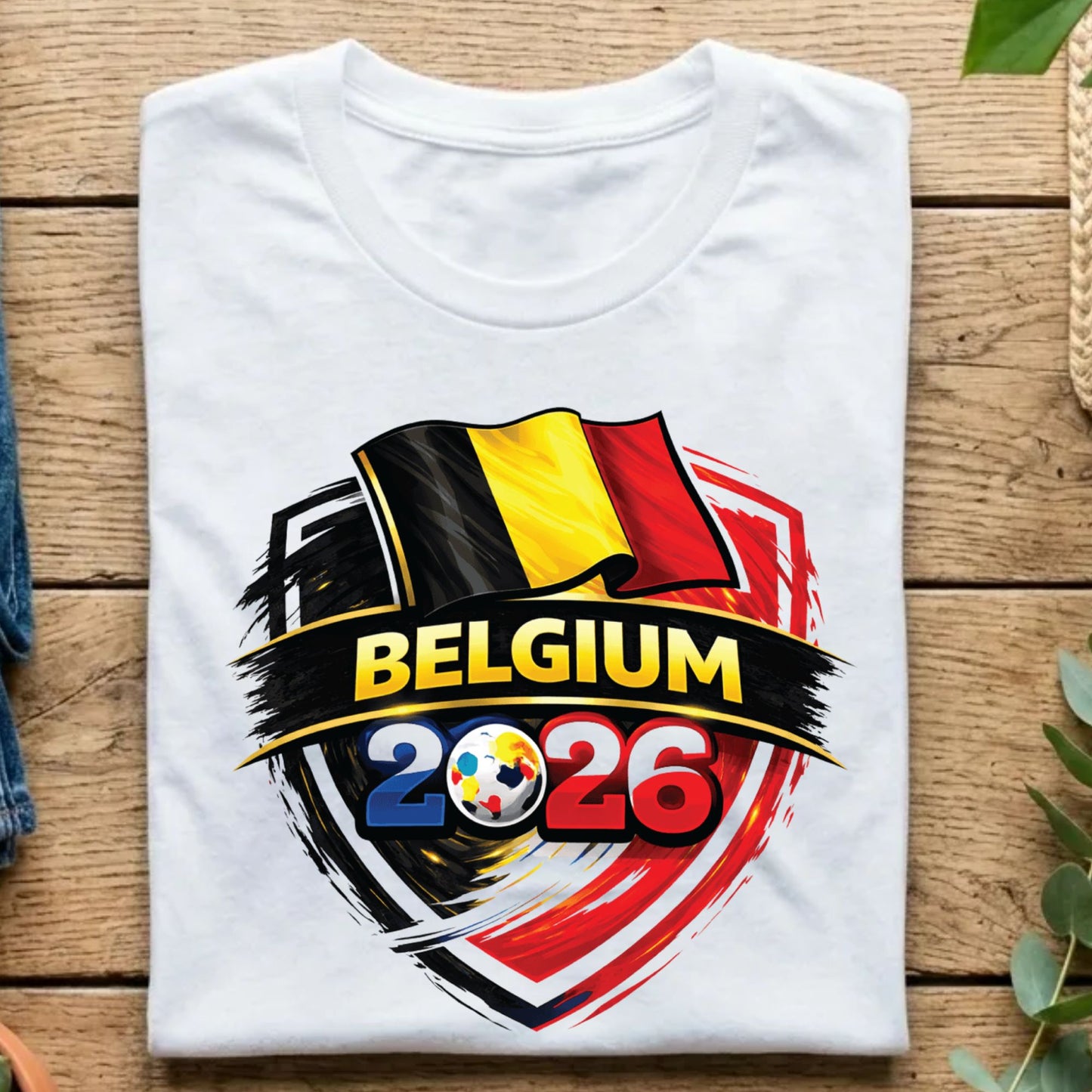 Belgium 2026 World Cup T Shirt Soccer Supporter Tees 