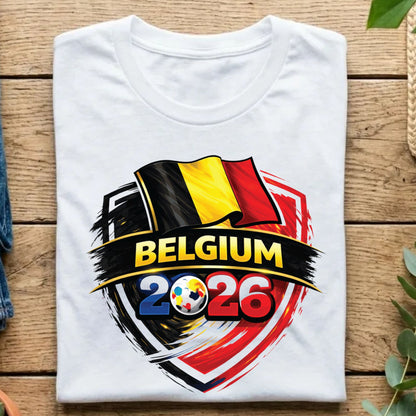 Belgium 2026 World Cup T Shirt Soccer Supporter Tees 
