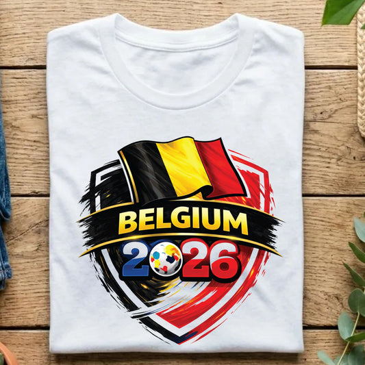 Belgium 2026 World Cup T Shirt Soccer Supporter Tees 