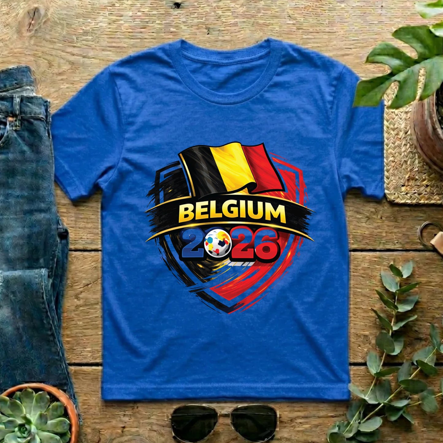 Belgium 2026 World Cup T Shirt Soccer Supporter Tees