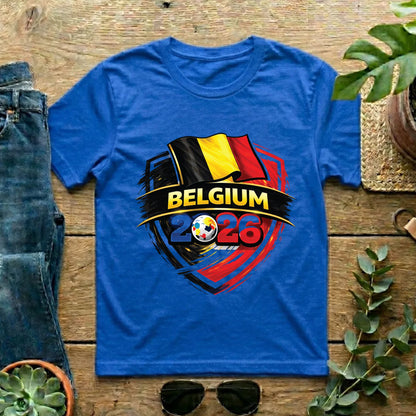 Belgium 2026 World Cup T Shirt Soccer Supporter Tees