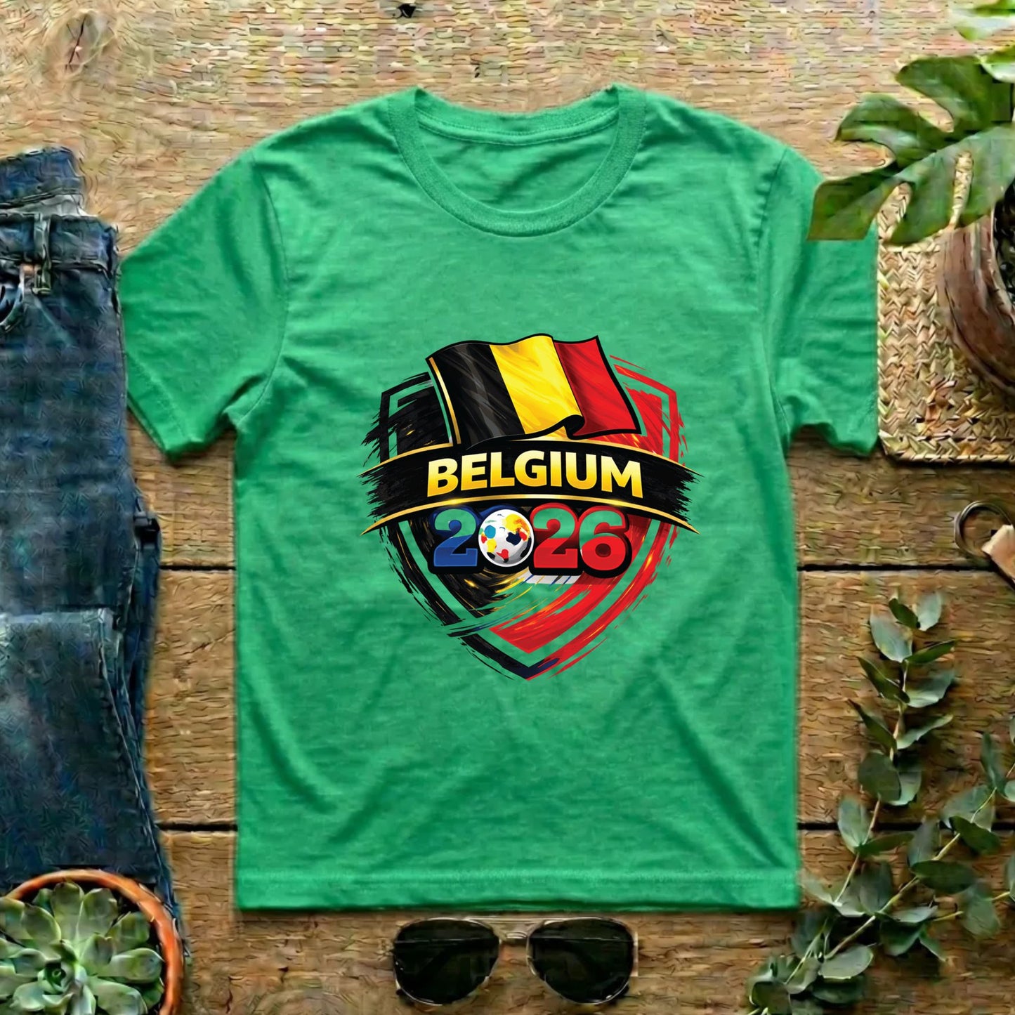 Belgium 2026 World Cup T Shirt Soccer Supporter Tees