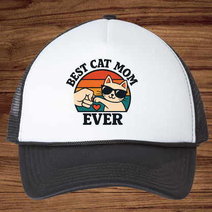Best Cat Mom Ever DTF Transfer ready to Press
