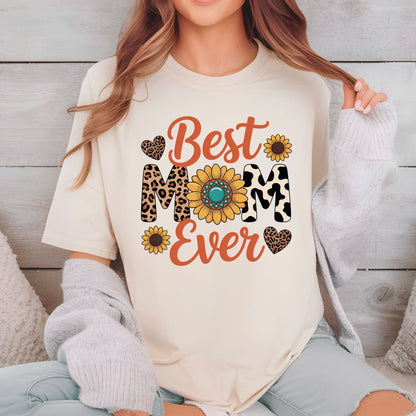 Best Mom Ever DTF Transfer ready to Press Mother’s Day Heat Transfer for Shirts Motherhood UV Sticker Print Mama Iron On Transfer