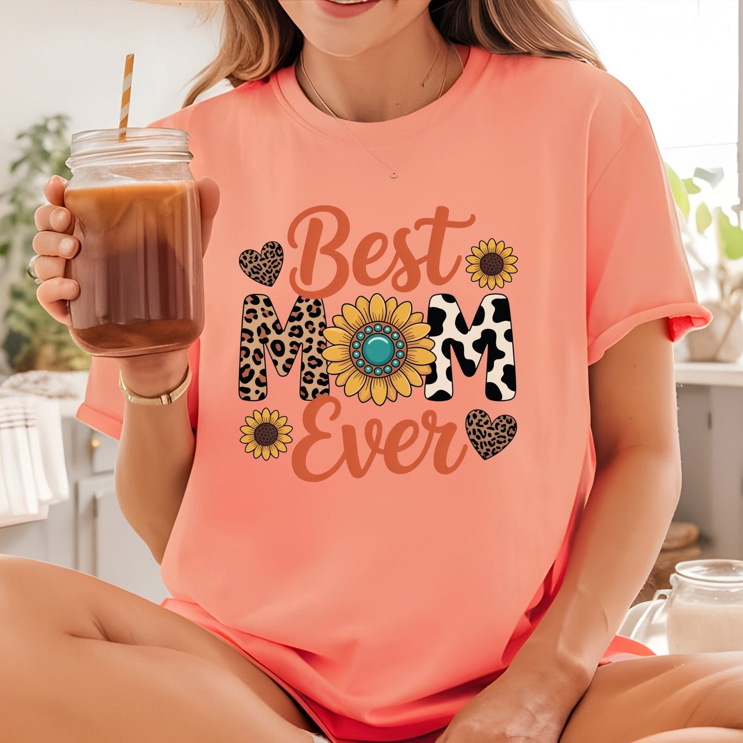 Best Mom Ever DTF Transfer ready to Press Mother’s Day Heat Transfer for Shirts Motherhood UV Sticker Print Mama Iron On Transfer