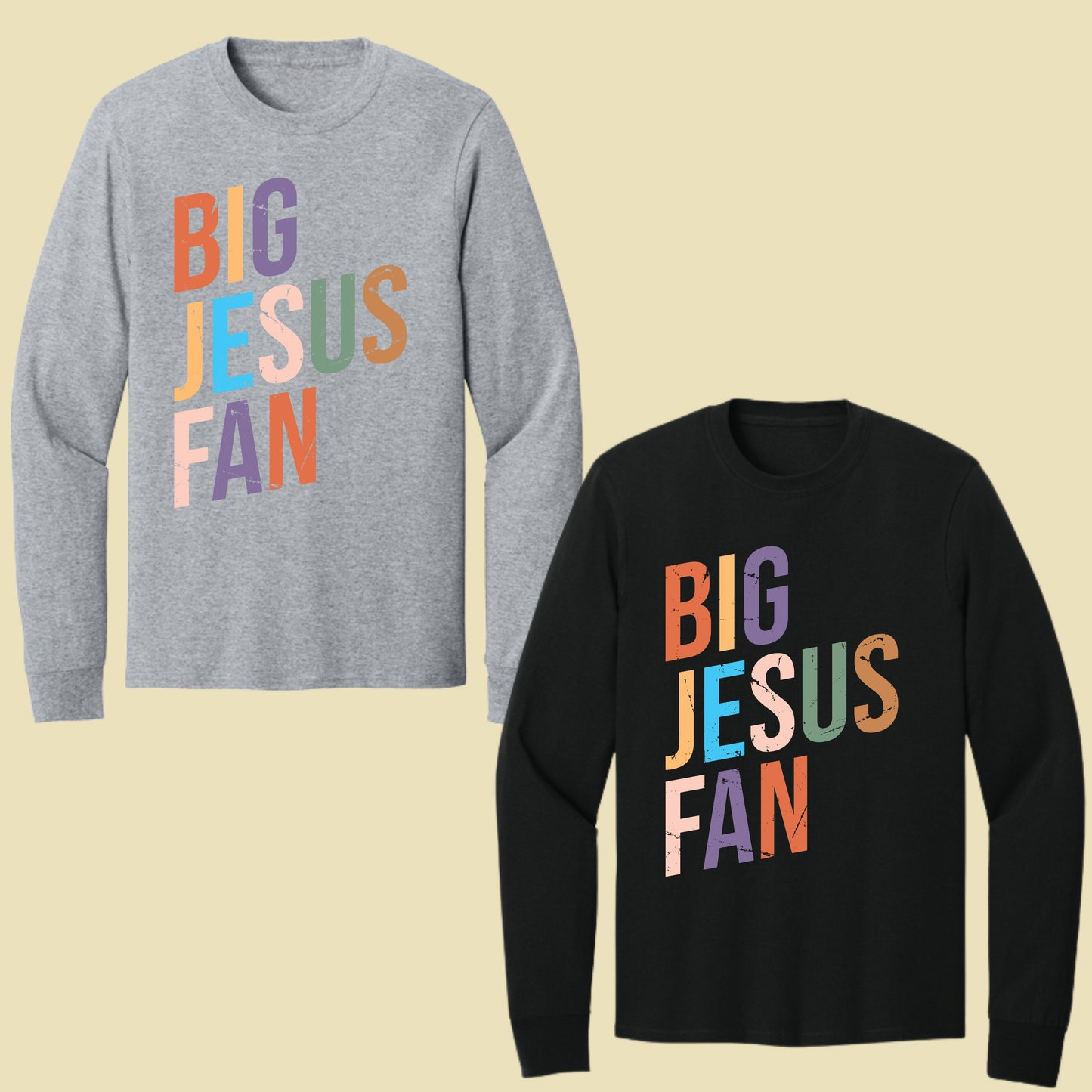 Big Jesus Fan Comfort Colors T Shirt