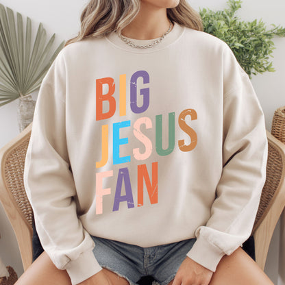 Big Jesus Fan Comfort Colors T Shirt