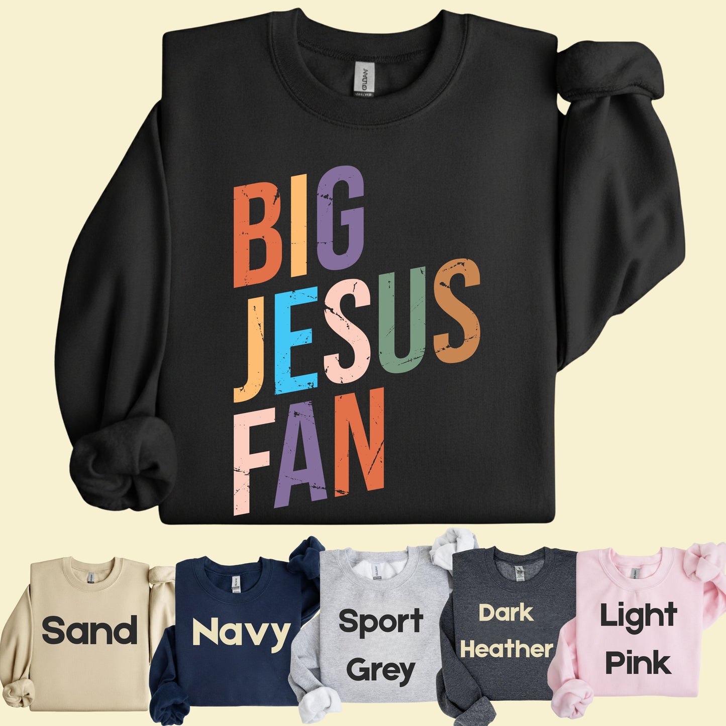 Big Jesus Fan Comfort Colors T Shirt
